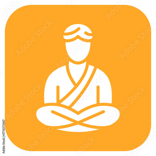 Humility icon vector image. Can be used for Personality Traits.