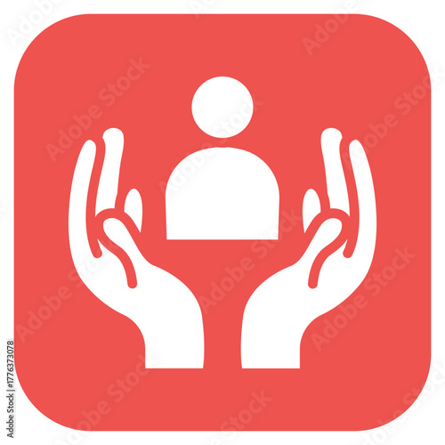 Compassion icon vector image. Can be used for Personality Traits.