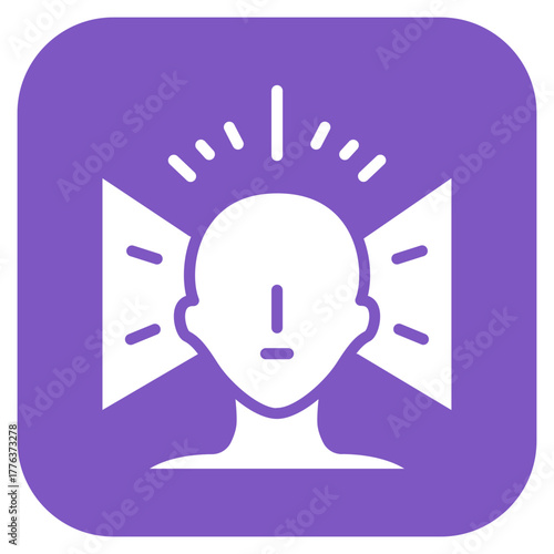 Open Mindedness icon vector image. Can be used for Personality Traits.