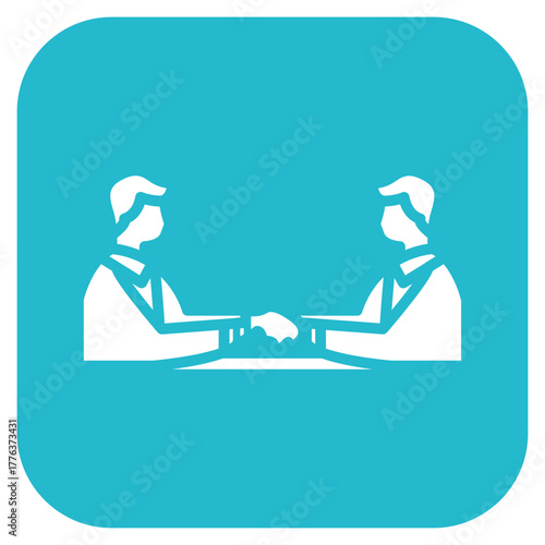 Negotiation Skills icon vector image. Can be used for Personality Traits.