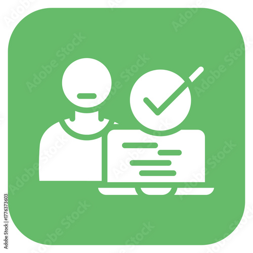 User Acceptance Testing icon vector image. Can be used for Quality Assurance.