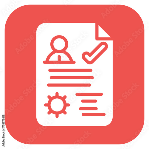 Process Documentation icon vector image. Can be used for Quality Assurance.