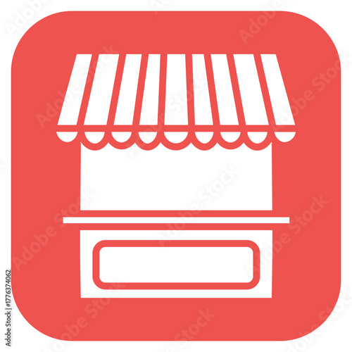 Concession Stand icon vector image. Can be used for Amusement Park.