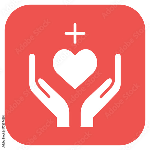 Compassion icon vector image. Can be used for Leadership.