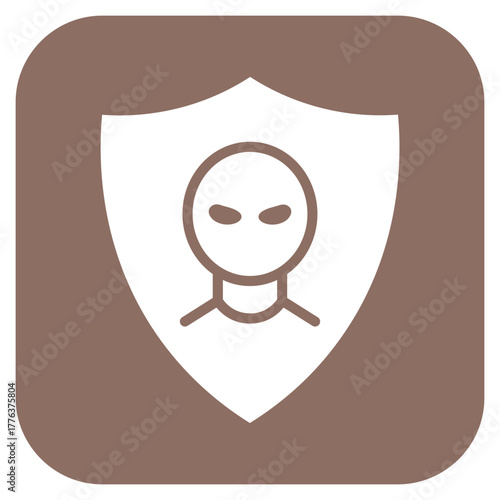 Malware Protection icon vector image. Can be used for Risk Management.