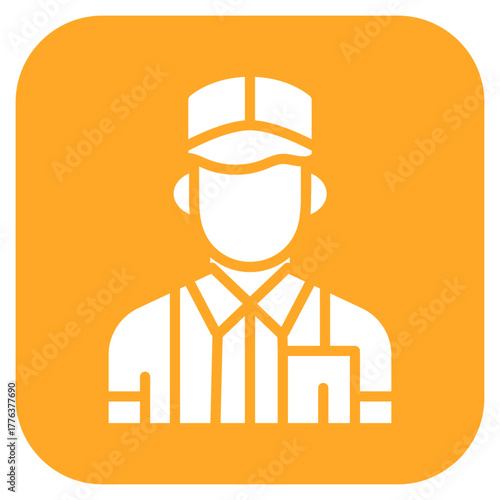 Referee icon vector image. Can be used for Rugby.