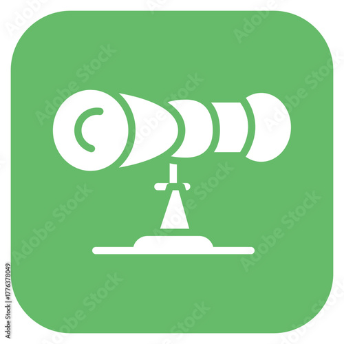 Monocular icon vector image. Can be used for Ocean.
