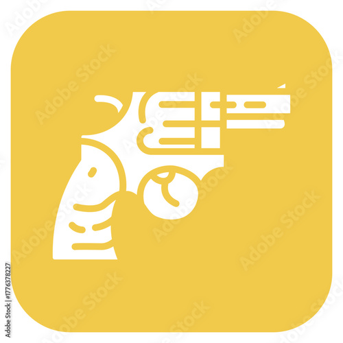 Revolver icon vector image. Can be used for Ocean.