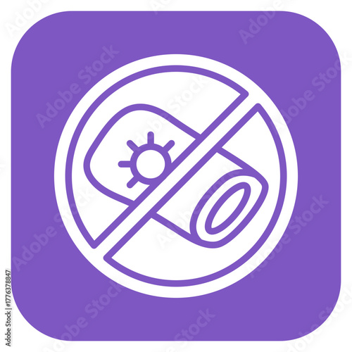 Antibacterial Fabric icon vector image. Can be used for Fabric Features.