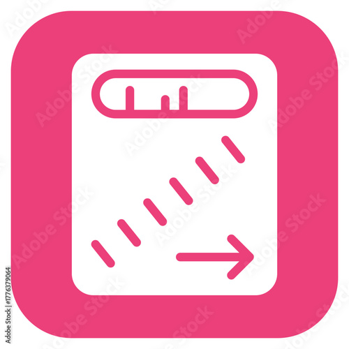 Shrink icon vector image. Can be used for Fabric Features.