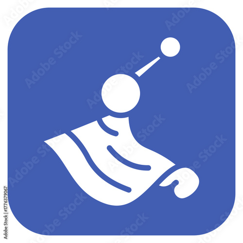 Silk icon vector image. Can be used for Fabric Features.