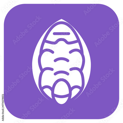 Silk Cocoon icon vector image. Can be used for Fabric Features.