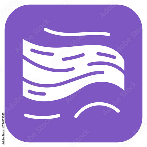 Windproof Fabric icon vector image. Can be used for Fabric Features.