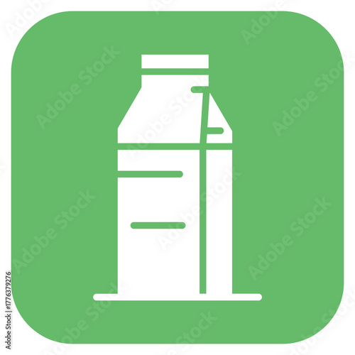 Milk icon vector image. Can be used for Supermarket.