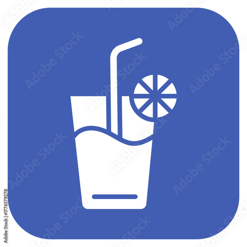 Juice icon vector image. Can be used for Supermarket.