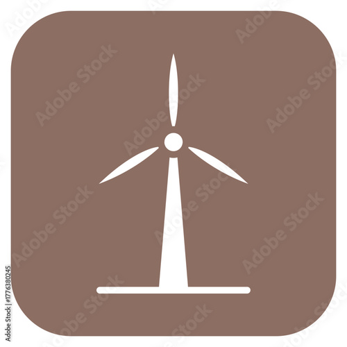 Wind Turbine icon vector image. Can be used for Manufacturing.
