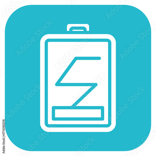 Battery Duration icon vector image. Can be used for Battery and Power.