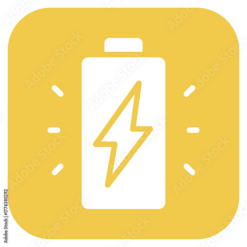 Charge Battery icon vector image. Can be used for Battery and Power.