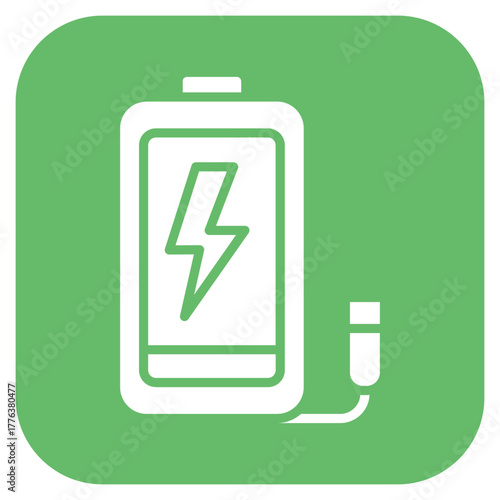 Recharge Battery icon vector image. Can be used for Battery and Power.