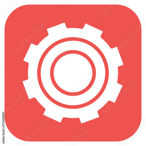 Setting icon vector image. Can be used for Battery and Power.