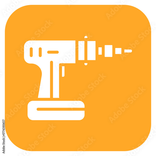 Drill icon vector image. Can be used for Shoemaker.