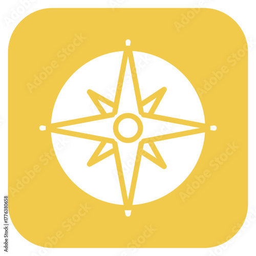 Compass icon vector image. Can be used for Shoemaker.