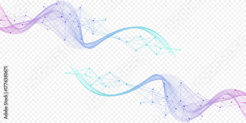 Global network connection banner design template. Header social network communication in the global business concept. Big data visualization. Internet technology