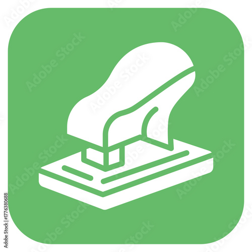 Hole Punch icon vector image. Can be used for Shoemaker.