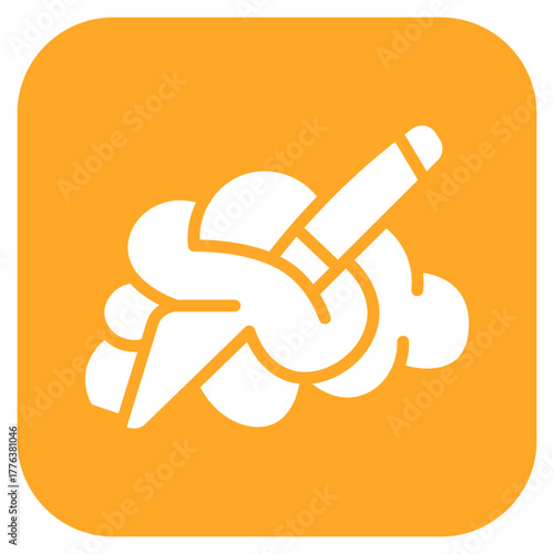 Graffiti icon vector image. Can be used for Art and Craft Supplies.