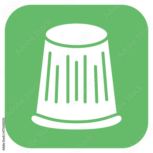 Thimble icon vector image. Can be used for Art and Craft Supplies.