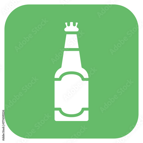 Beer icon vector image. Can be used for Oktoberfest.