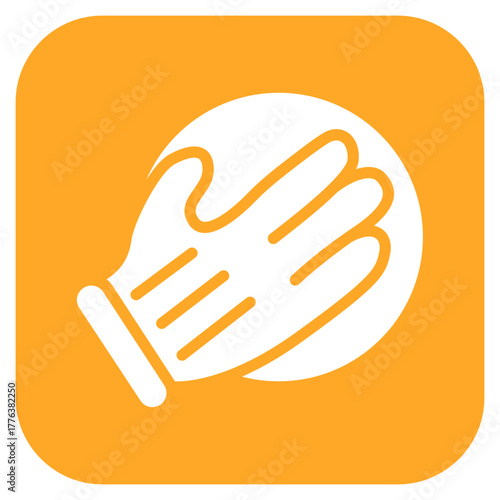 Bowling Glove icon vector image. Can be used for Bowling.