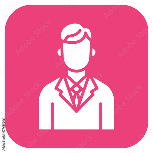 Event Organizer icon vector image. Can be used for Bowling.