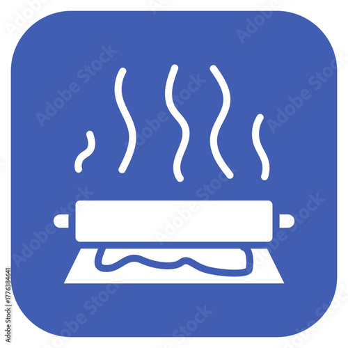 Hot Rolling icon vector image. Can be used for Mettalurgy.