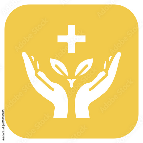 Charity Stamp Line Color Icon