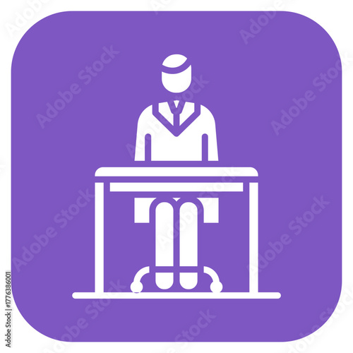 Clinic Line Color Icon