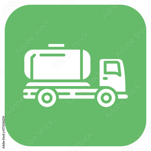 Neclear Truck Line Color Icon