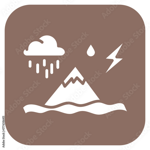 Disaster Line Color Icon