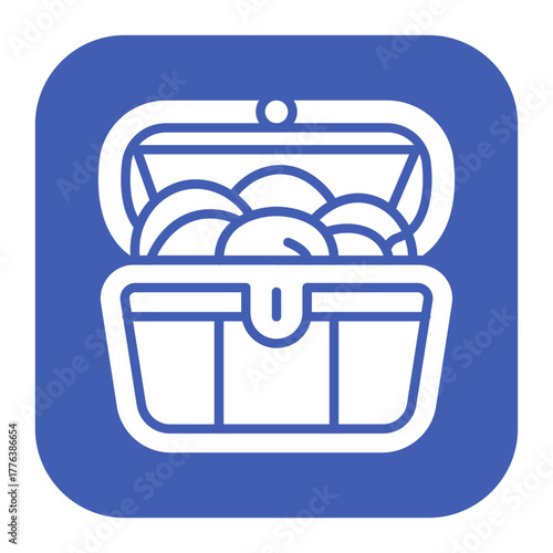 Treasure Line Color Icon