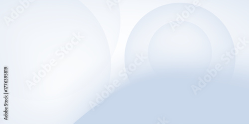 Abstract blue modern background with circle elements. Digital technology simple good art