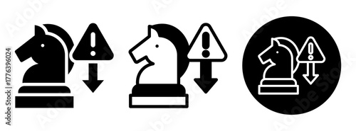 Diversification Icon Collection Glyph & Mixed Style