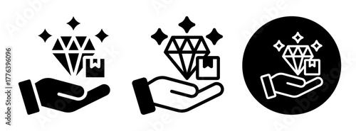 Value Proposition Icon Collection Glyph & Mixed Style