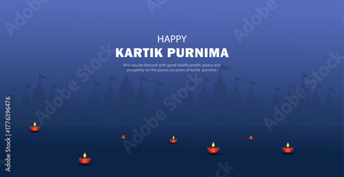 Happy Kartik Purnima Celebration | Indian Festival of Lights with Floating Diyas on River