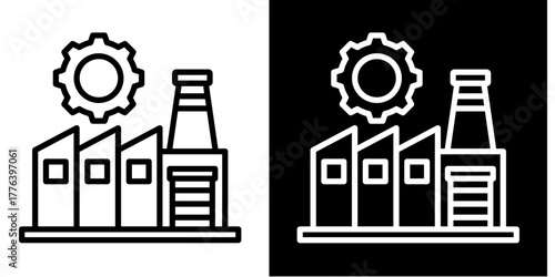 Manufacturer   Icon Set White Style Collection