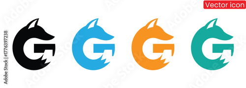 Explore versatile fox head logos in vibrant colors, perfect for creating a strong, memorable brand identity that signifies intelligence and speed.