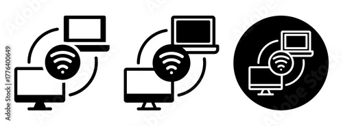 Smart Devices Icon Collection Glyph & Mixed Style