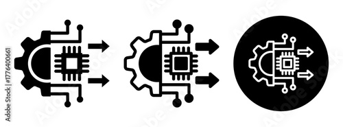 High Tech Icon Collection Glyph & Mixed Style