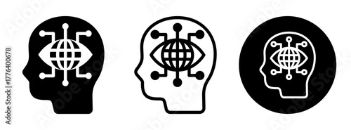 Futuristic Icon Collection Glyph & Mixed Style