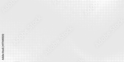 Dot white gray wave light technology texture background. Abstract big data digital concept.
