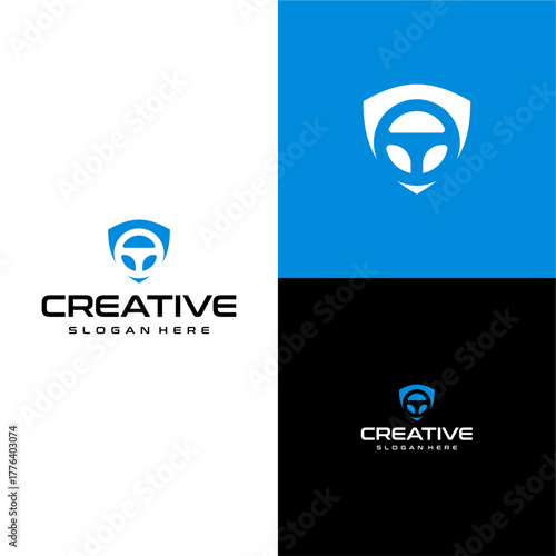 The shield logo combined with the steering wheel elements all looks sophisticated and modern.